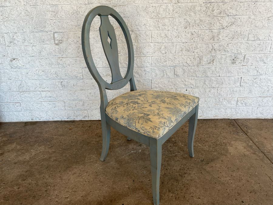 JUST ADDED - Ethan Allen Country Colors Side Occasional Desk Chair [Photo 4]