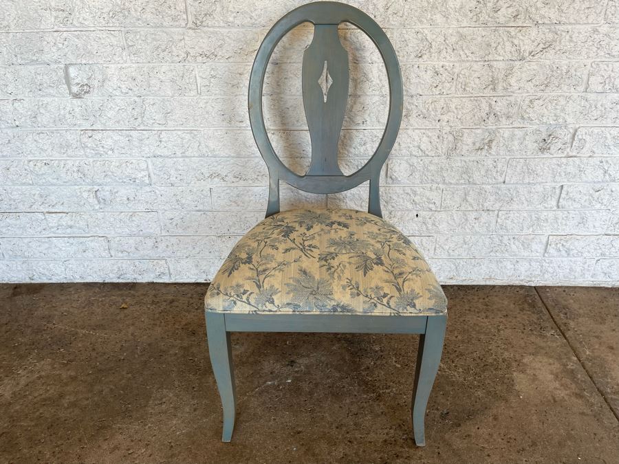 JUST ADDED - Ethan Allen Country Colors Side Occasional Desk Chair