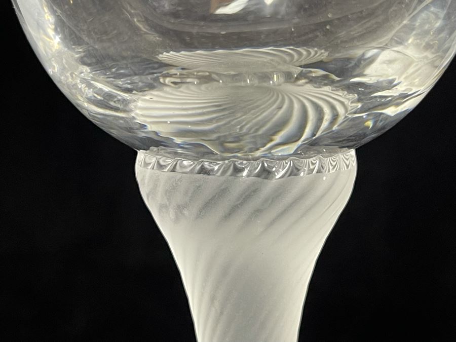 JUST ADDED - Four Crystal Stemware Glasses Made In Romania 8H [Photo 4]