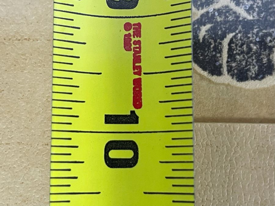 JUST ADDED - Signed Japanese Woodblock Print Of Black Cat Framed 7.5 X 10 [Photo 8]