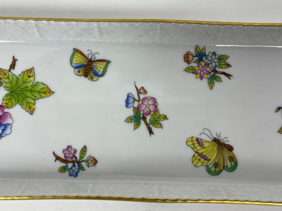 JUST ADDED - Herend Hungary Dish 9.5 X 3.25 [Photo 4]