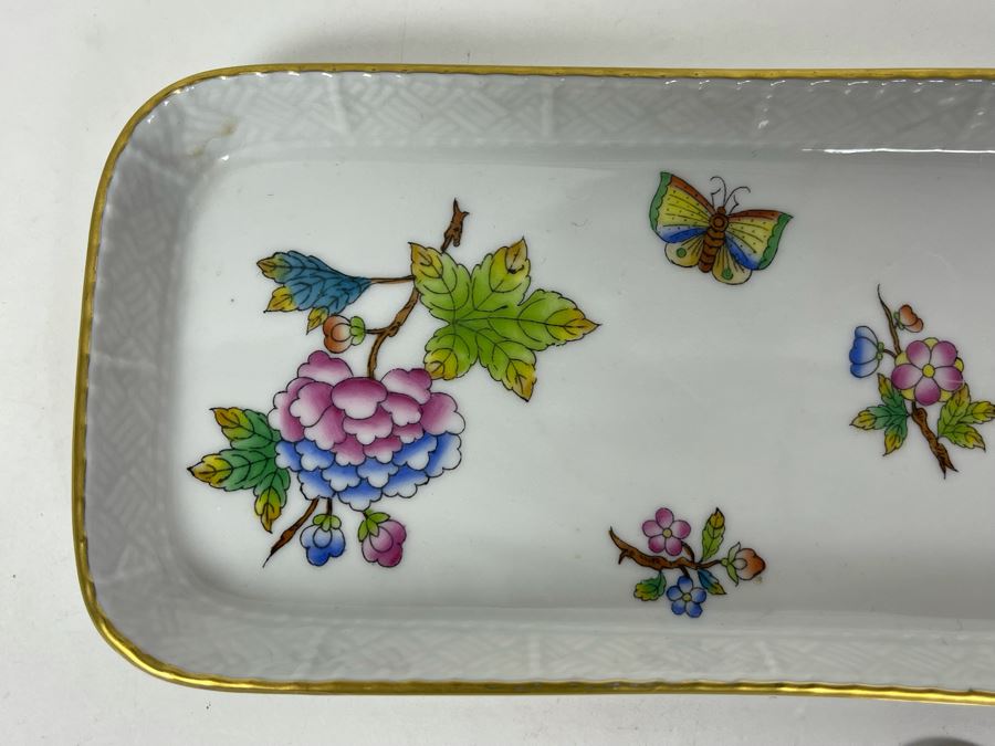JUST ADDED - Herend Hungary Dish 9.5 X 3.25 [Photo 3]