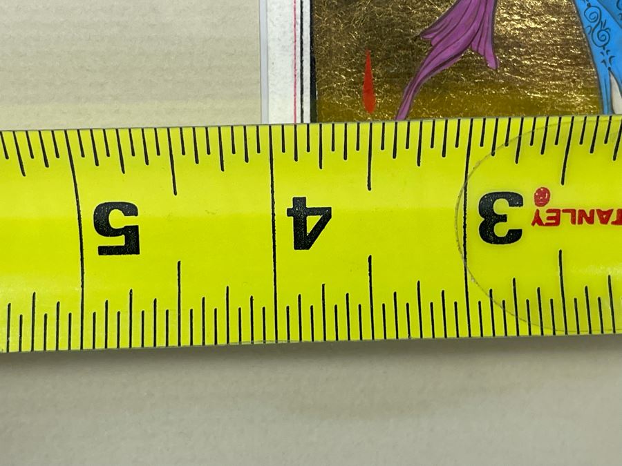 JUST ADDED - Old Persian Miniature Painting Framed 4 X 6.5 [Photo 7]