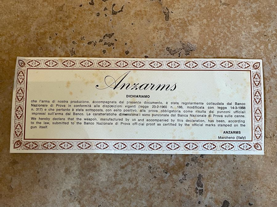 Antonio Zoli & Co Navy Arms Co. 58 Caliber Black Powder Rifle Working Civil War Reproduction Gun Made In Italy [Photo 26]