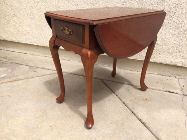 walnut glass desk