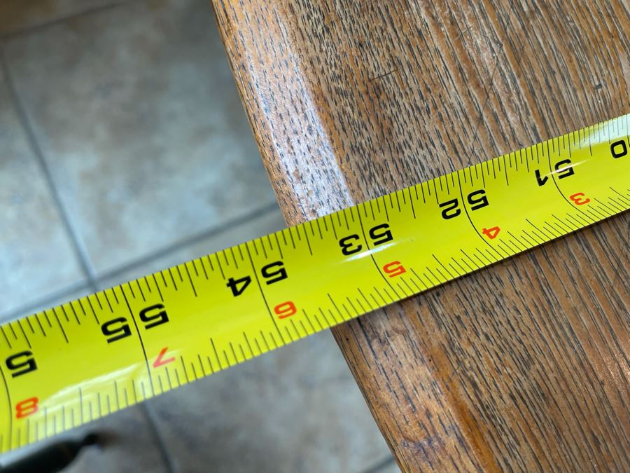 Antique Drop Leaf Table 53W X 43D X 28H [Photo 17]