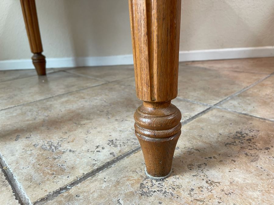 Antique Drop Leaf Table 53W X 43D X 28H [Photo 13]