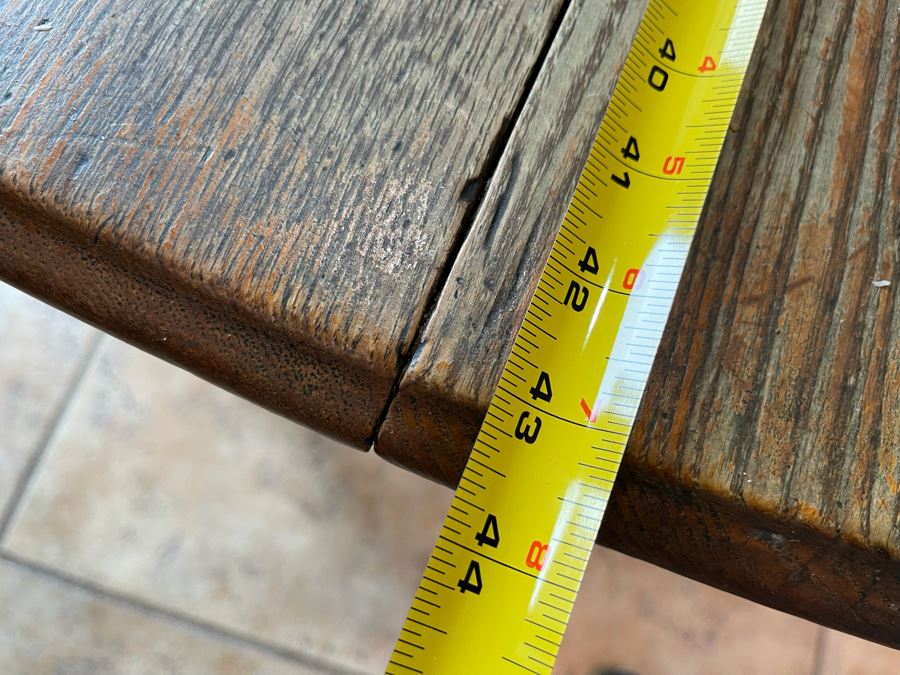 Antique Drop Leaf Table 53W X 43D X 28H [Photo 18]