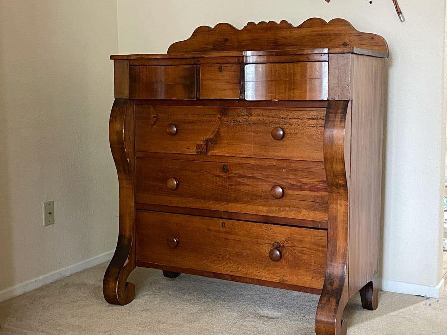 Antique 4-Drawer Chest Of Drawers Dresser 42W X 21D [Photo 16]