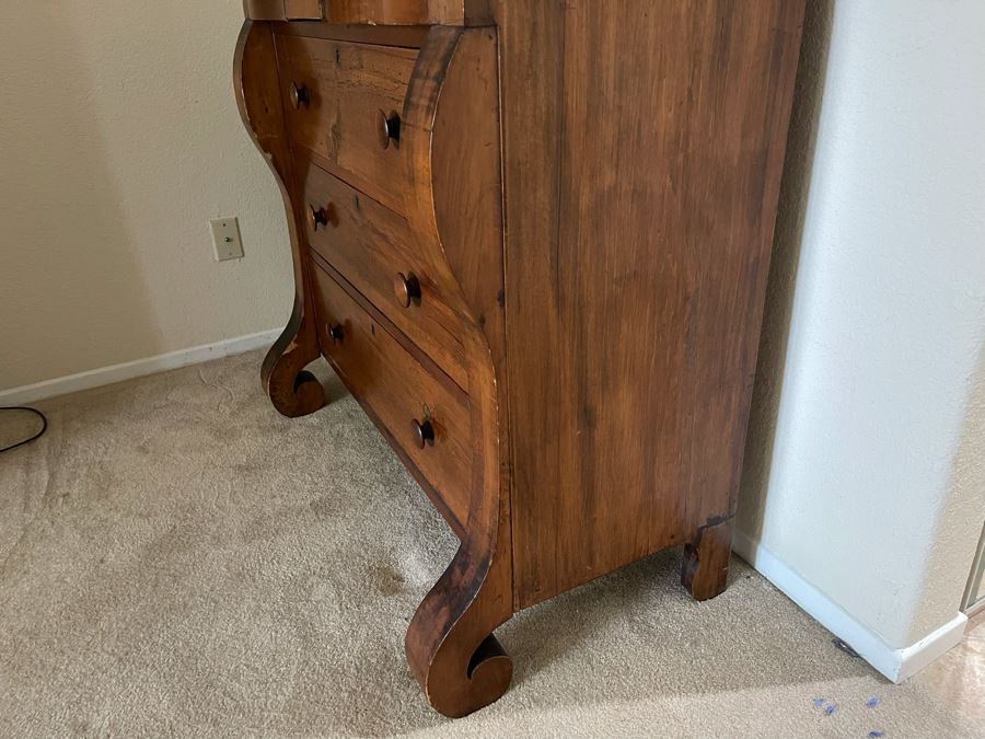 Antique 4-Drawer Chest Of Drawers Dresser 42W X 21D [Photo 6]