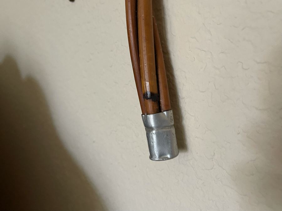 Vintage Carpet Beater And Hand Woven Star Wall Decor [Photo 4]