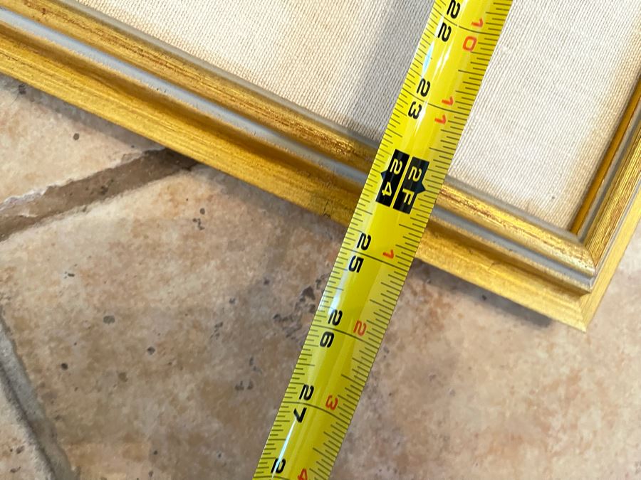 Framed Vintage Still Life Needlepoint Embroidery 20 X 24 [Photo 8]