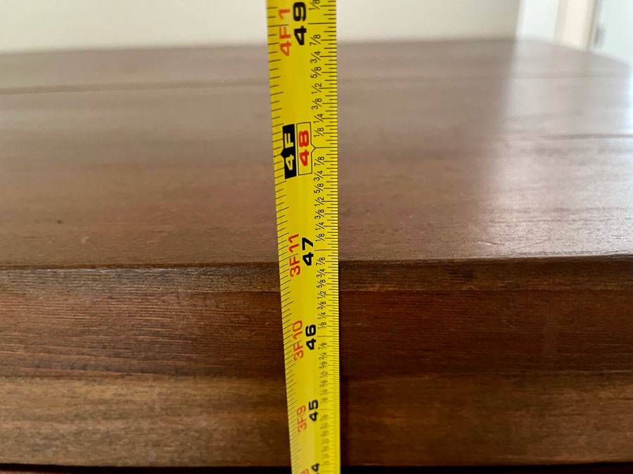 Vintage Wooden 5-Drawer Lockable Chest Of Drawers Dresser 40W X 23D X 47H [Photo 14]