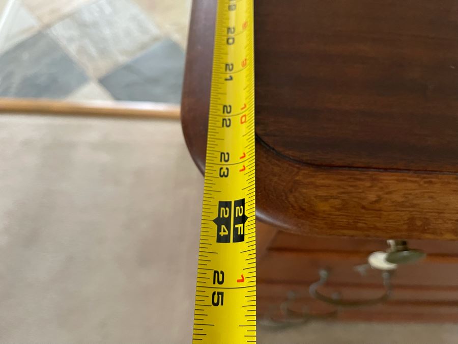 Vintage Wooden Lockable 6-Drawer Chest Of Drawers Dresser 42W X 24D X 50H [Photo 15]