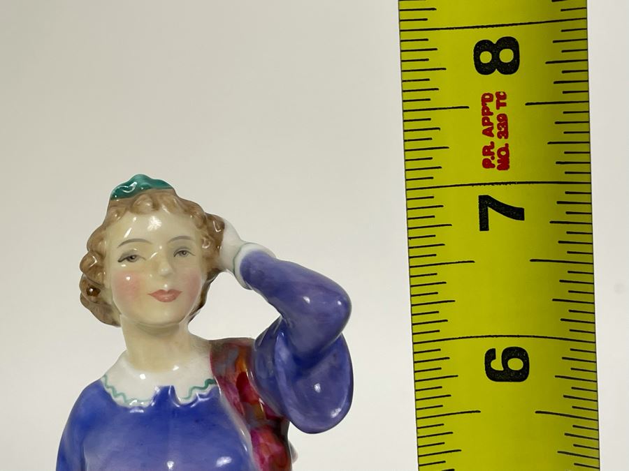 Vintage 1948 Royal Doulton & Co. Limited Porcelain Lady Figurine 'Blithe Morning' 7H [Photo 8]