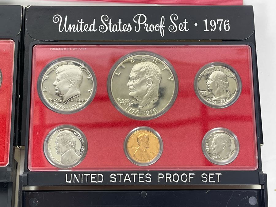 Collection Of United States Proof Coin Sets From 1972-1976 [Photo 10]