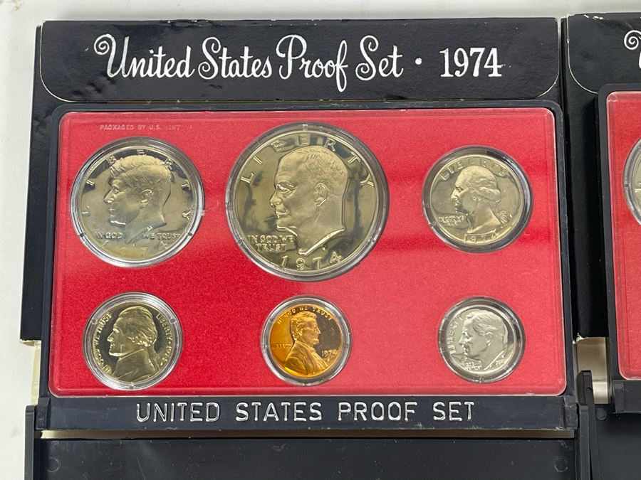 Collection Of United States Proof Coin Sets From 1972-1976 [Photo 8]