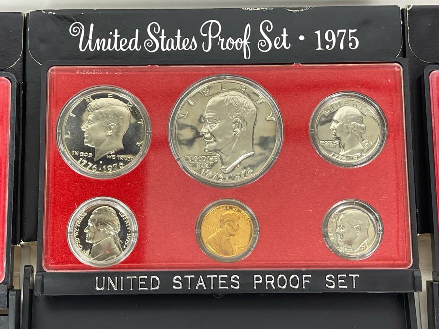Collection Of United States Proof Coin Sets From 1972-1976 [Photo 9]