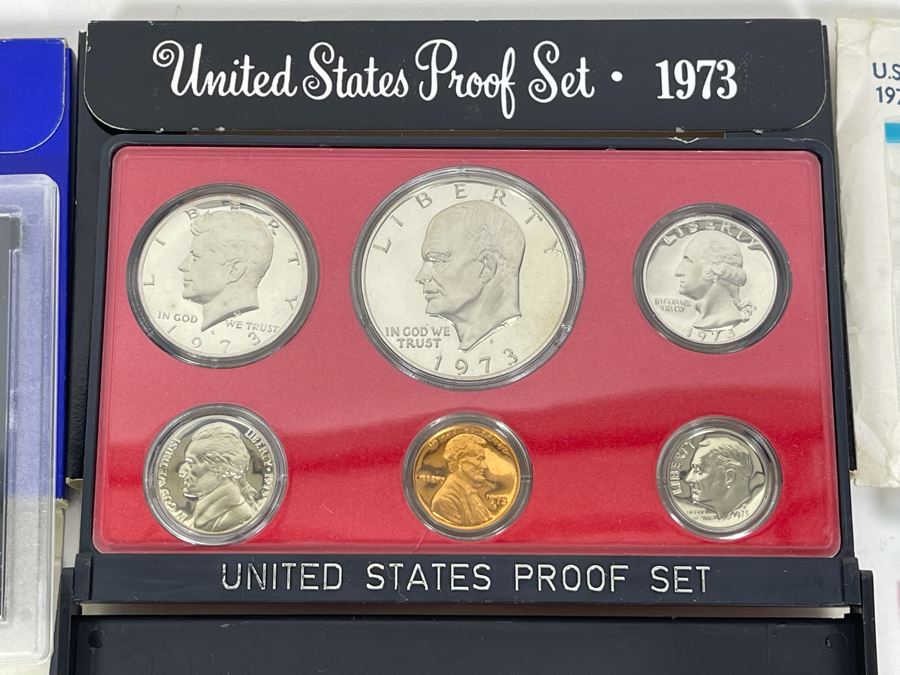 Collection Of United States Proof Coin Sets From 1972-1976 [Photo 4]
