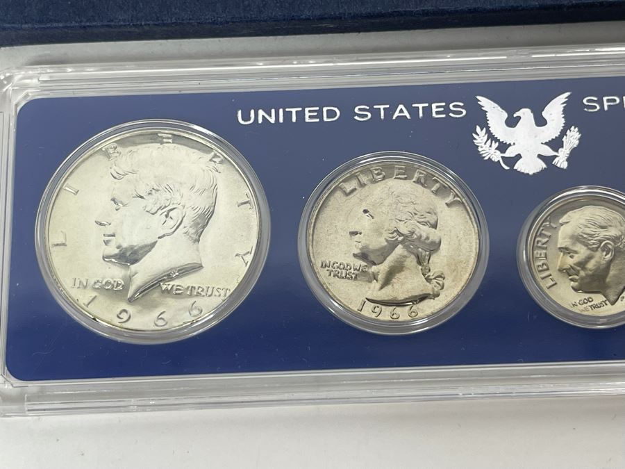 Vintage 1966 United States Special Mint Set Of Proof Coins [Photo 3]