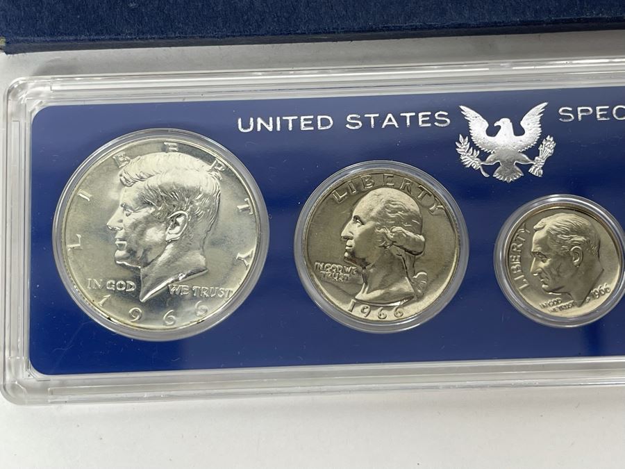 Vintage 1966 United States Special Mint Set Of Proof Coins [Photo 4]