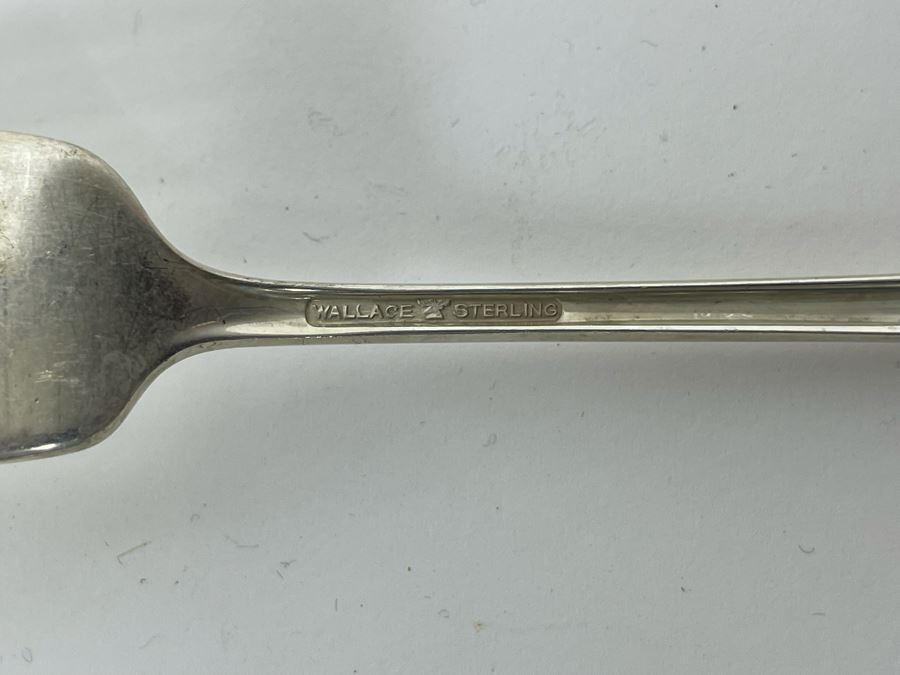 Sterling Silver Wallace Flatware Set With Storage Cloth 838.7g - $610 Melt Value As Of 10/4/2021 [Photo 5]