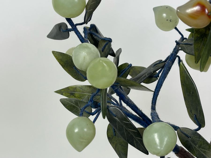 Vintage Jade / Rose Quartz Tree 20H [Photo 4]