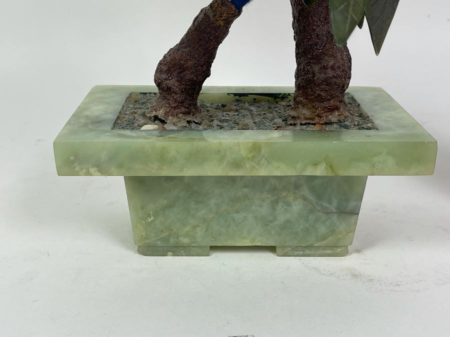 Vintage Jade / Rose Quartz Tree 20H [Photo 8]