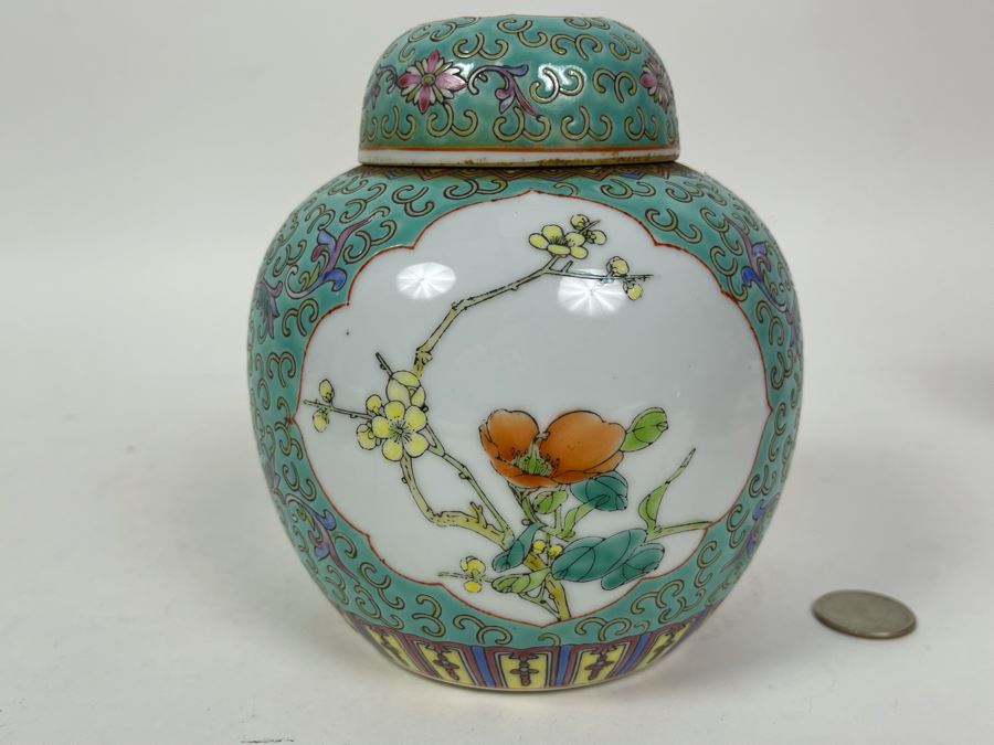 Vintage Chinese Porcelian Ginger Jar 6H [Photo 5]