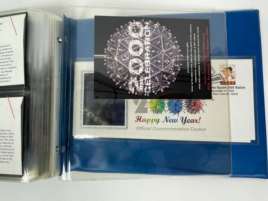 Dawn Of The New Millennium Commemorative First Day Stamp Covers January 1, 2000 In Presentation Binder - See Photos [Photo 18]
