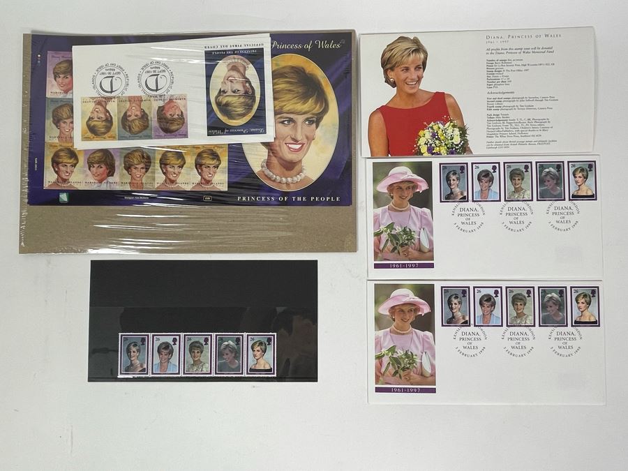 Princess Diana Mint Stamps And First Day Covers Collection [Photo 2]