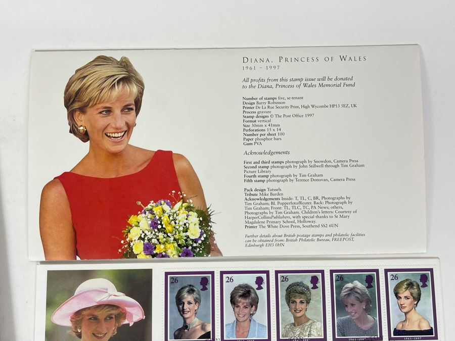 Princess Diana Mint Stamps And First Day Covers Collection [Photo 9]