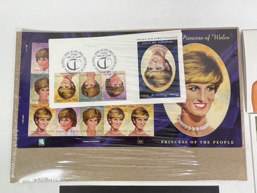 Princess Diana Mint Stamps And First Day Covers Collection