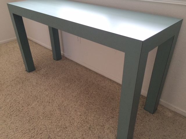 Blue Console Sofa Table [Photo 4]