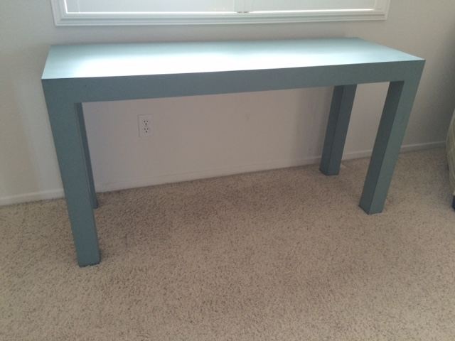 Blue Console Sofa Table [Photo 3]