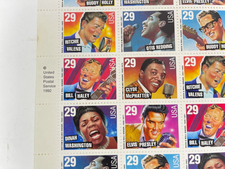 Mint Stamps Sheets: Rock & Roll / Rhythm & Blues Set And Greetings From 50 States Set [Photo 4]