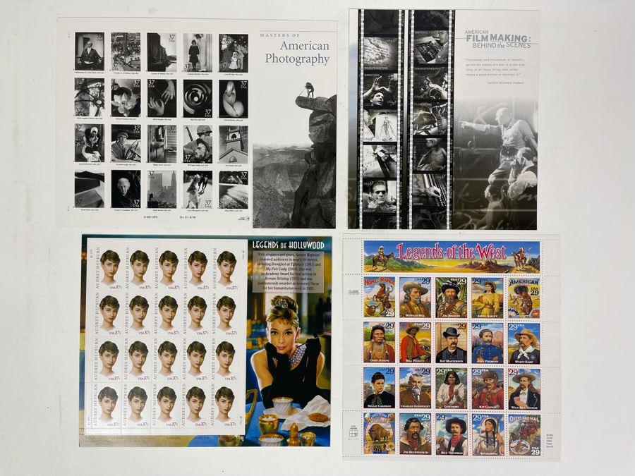 Various Hollywoood And Photography Mint Stamp Sheets [Photo 2]