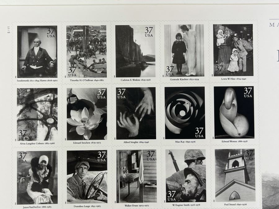 Various Hollywoood And Photography Mint Stamp Sheets [Photo 4]