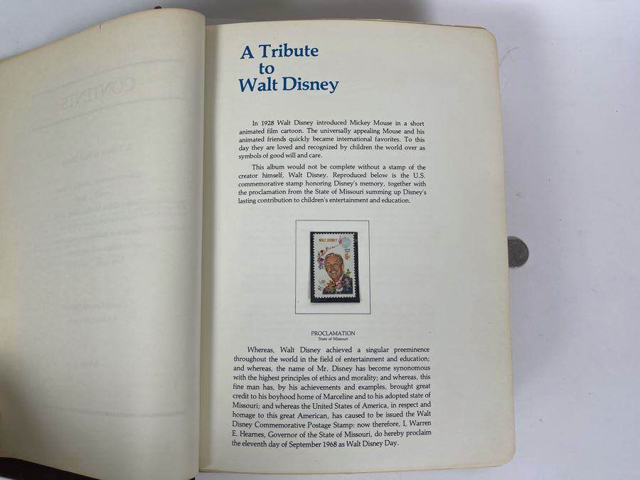 Huge 200+ Page The Disney World Of Postage Stamps Album Featuring Mint Disney Postage Stamps And First Day Covers - See Photos For Sampling [Photo 4]
