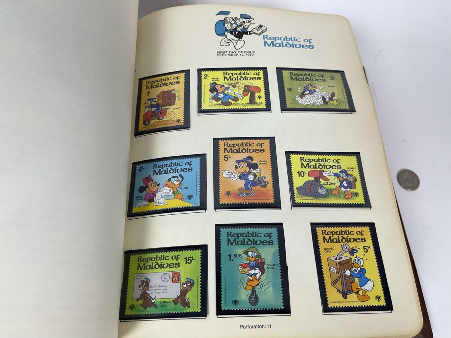 Huge 200+ Page The Disney World Of Postage Stamps Album Featuring Mint Disney Postage Stamps And First Day Covers - See Photos For Sampling [Photo 19]