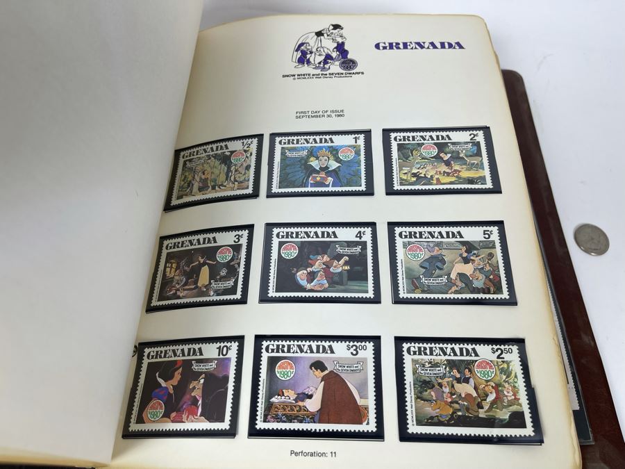 Huge 200+ Page The Disney World Of Postage Stamps Album Featuring Mint Disney Postage Stamps And First Day Covers - See Photos For Sampling [Photo 27]
