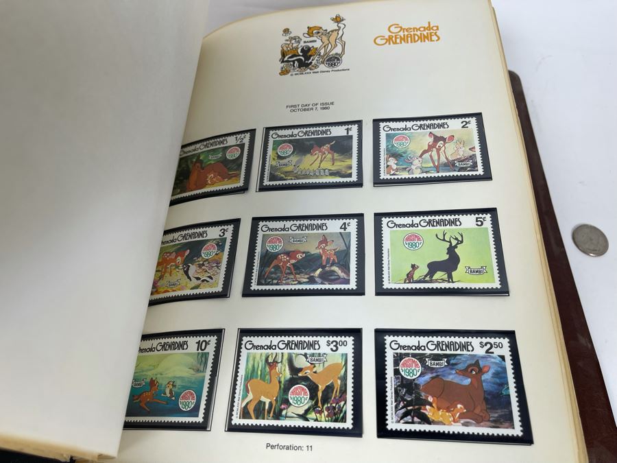 Huge 200+ Page The Disney World Of Postage Stamps Album Featuring Mint Disney Postage Stamps And First Day Covers - See Photos For Sampling [Photo 29]