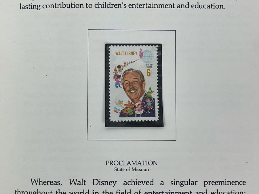 Huge 200+ Page The Disney World Of Postage Stamps Album Featuring Mint Disney Postage Stamps And First Day Covers - See Photos For Sampling [Photo 5]