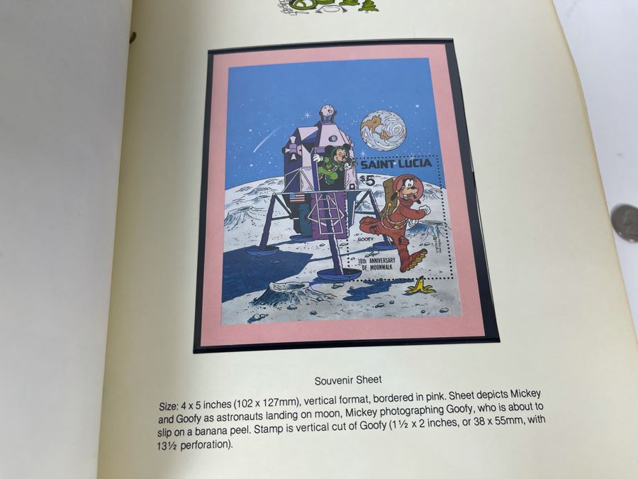 Huge 200+ Page The Disney World Of Postage Stamps Album Featuring Mint Disney Postage Stamps And First Day Covers - See Photos For Sampling [Photo 23]