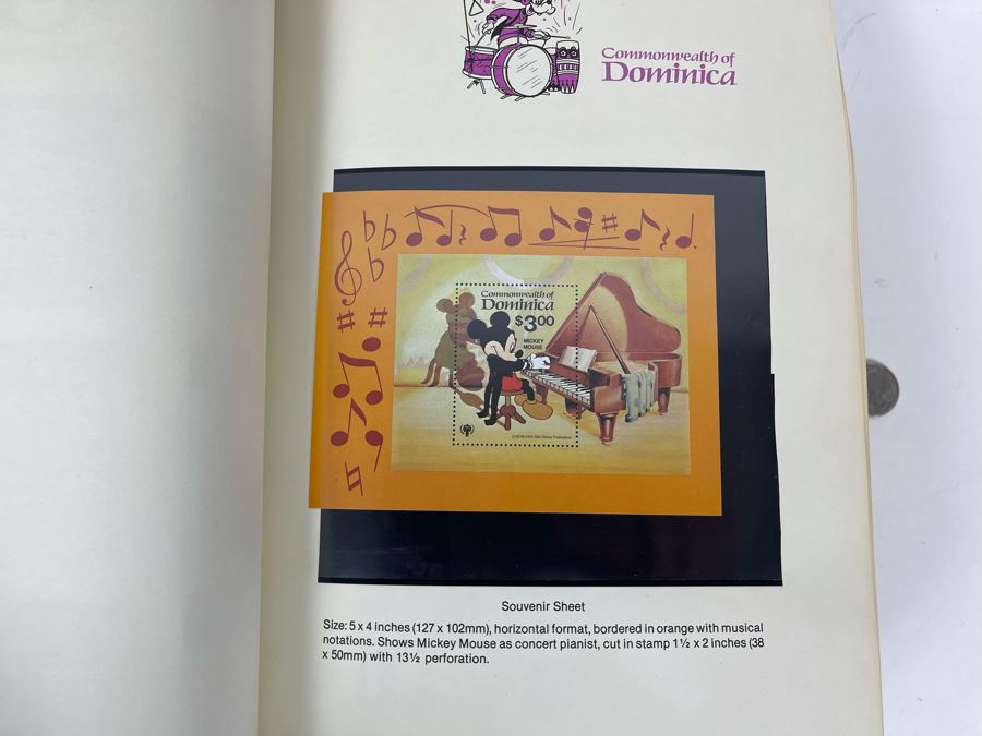 Huge 200+ Page The Disney World Of Postage Stamps Album Featuring Mint Disney Postage Stamps And First Day Covers - See Photos For Sampling [Photo 10]