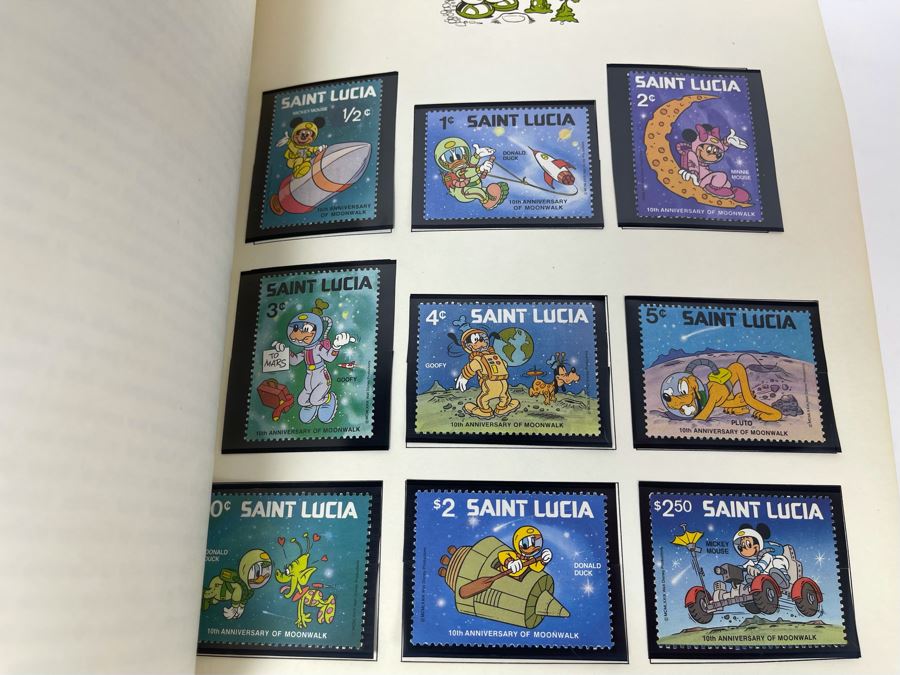 Huge 200+ Page The Disney World Of Postage Stamps Album Featuring Mint Disney Postage Stamps And First Day Covers - See Photos For Sampling [Photo 22]