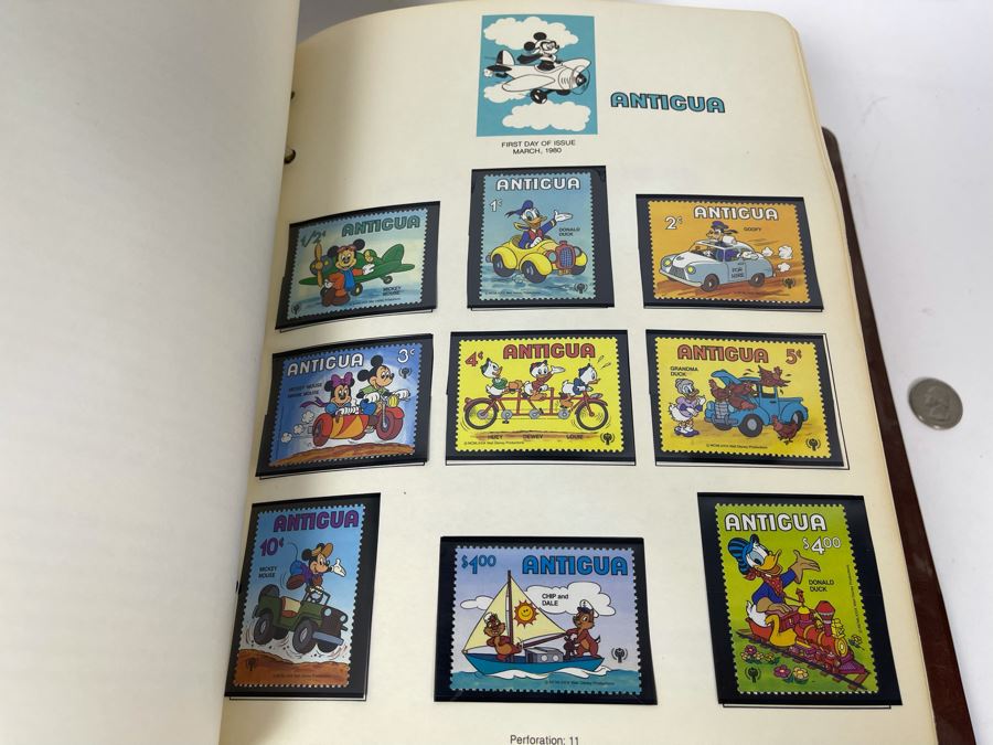Huge 200+ Page The Disney World Of Postage Stamps Album Featuring Mint Disney Postage Stamps And First Day Covers - See Photos For Sampling [Photo 21]