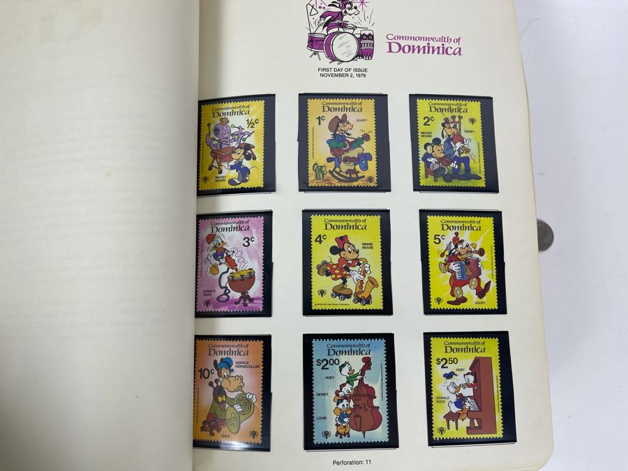 Huge 200+ Page The Disney World Of Postage Stamps Album Featuring Mint Disney Postage Stamps And First Day Covers - See Photos For Sampling [Photo 9]