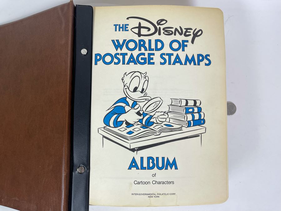 Huge 200+ Page The Disney World Of Postage Stamps Album Featuring Mint Disney Postage Stamps And First Day Covers - See Photos For Sampling [Photo 2]
