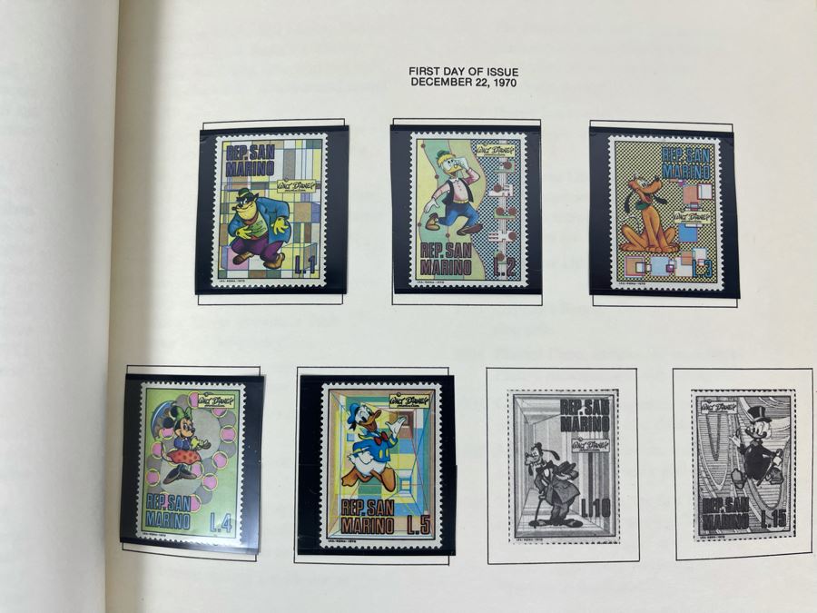 Huge 200+ Page The Disney World Of Postage Stamps Album Featuring Mint Disney Postage Stamps And First Day Covers - See Photos For Sampling [Photo 8]